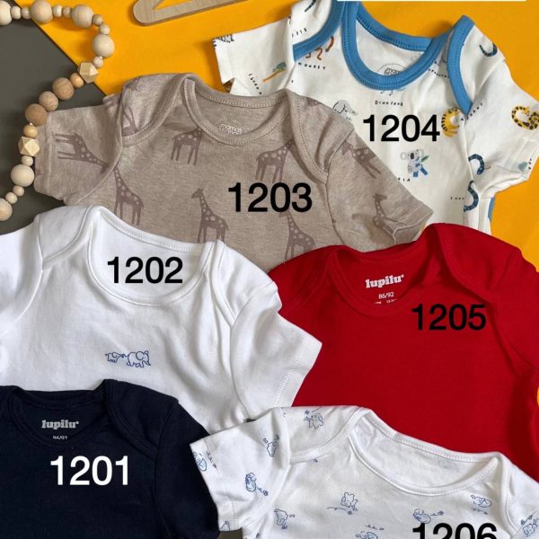 بادی آستین کوتاه میکس کد 1042 - تصویر 9