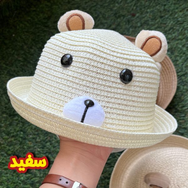 کلاه حصیری بچگانه کد ۱۰۹۴ - تصویر 4