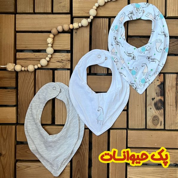 پیشبند نخی نوزاد و کودک کد 1122 - تصویر 2